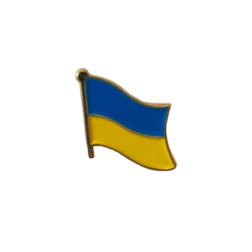 pin med Ukraines flag